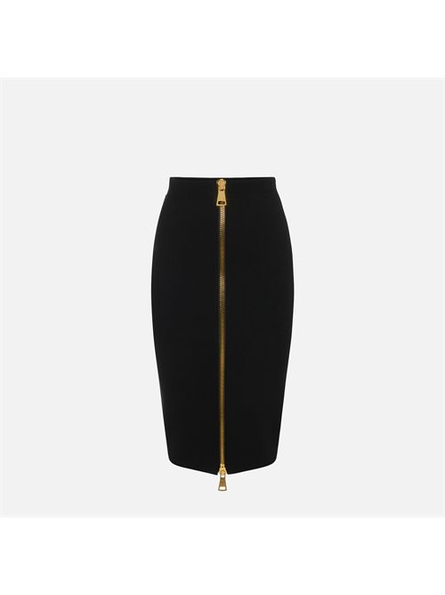 Gonna in maglia con zip ELISABETTA FRANCHI | GK28B66E2/110